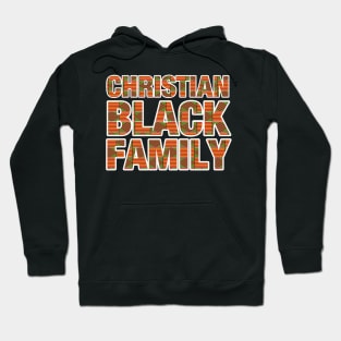 Christian Black Family Kente Cloth Hoodie